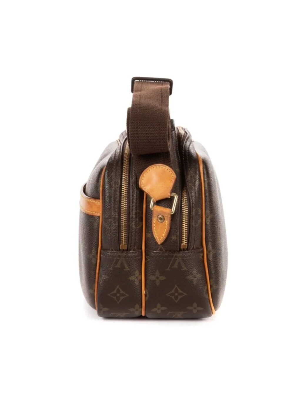 Louis Vuitton Reporter Brown Monogram Canvas Shoulder